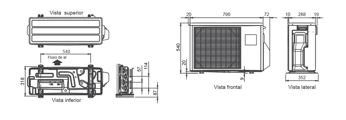 Unidade Externa Unidade Externa