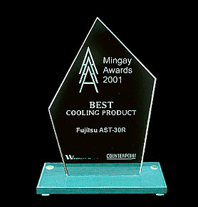 “The 2001 Mingay Awards - Best Cooling Product” Shield