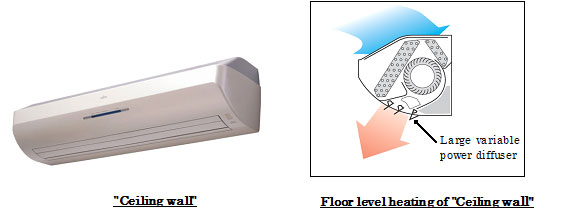 feature of ceiling wall type