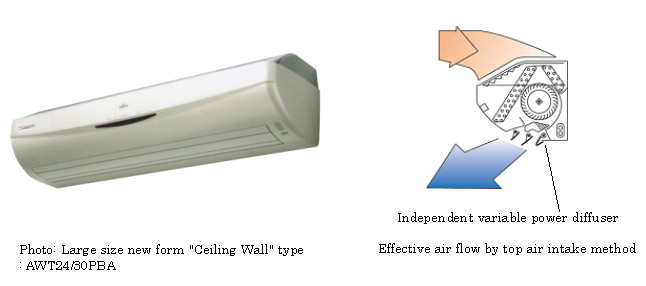 Large size new form "Ceiling Wall"type