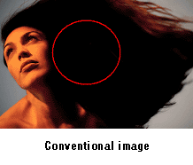 Not multi gradation processing image  / Hight resolution image with click