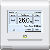 Photo : Touch panel type remote controller