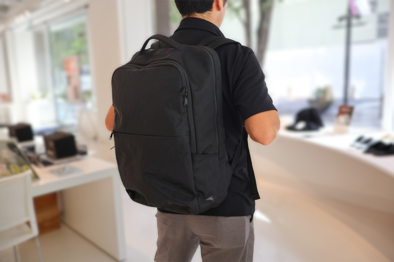 コンディショニングバックパックを実際に体験された方の写真