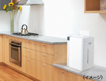 キッチンカウンターへの設置事例写真