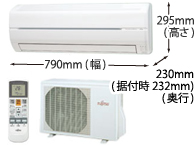 エアコン : 2008年 Jシリーズ AS-J22T 商品概要 - 富士通ゼネラル JP