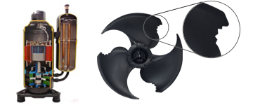 高効率圧縮機・高効率プロペラファンのイメージ