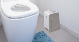 トイレのすき間に置いたイメージ