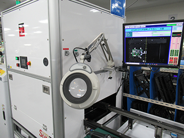 基板組立工程（外観検査）