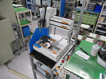 半導体組立、樹脂ポッティング装置