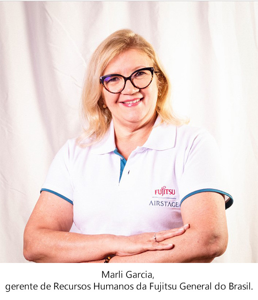 Marli Garcia, gerente de Recursos Humanos da Fujitsu General do Brasil.