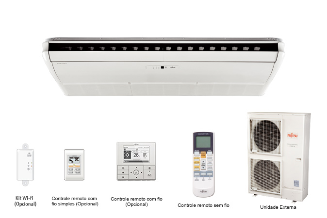 Controle Universal Ar Condicionado Split, Gaveta Piso Teto K-1028E -  e-WorkTemp