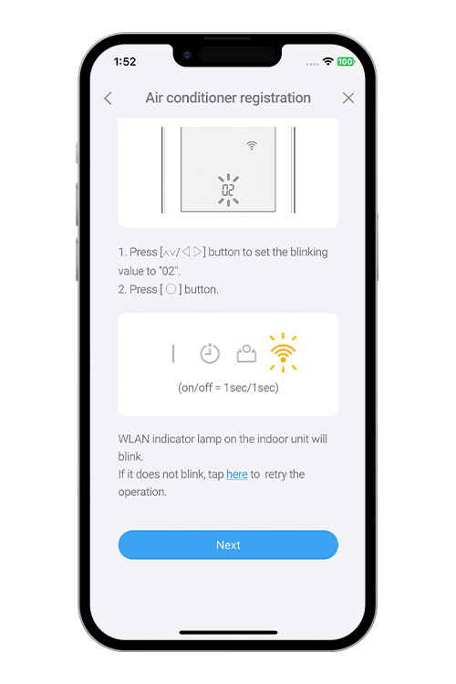 Appuyez sur le bouton WPS du routeur WLAN auquel vous vous connectez. Consultez le manuel d’utilisation du routeur WLAN pour connaître l’emplacement du bouton et la façon d’appuyer dessus.