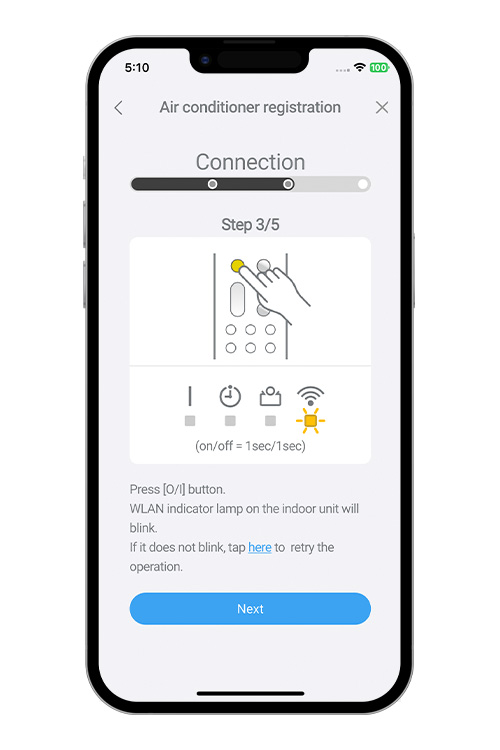 Appuyez sur le bouton WPS du routeur WLAN auquel vous vous connectez. Consultez le manuel d’utilisation du routeur WLAN pour connaître l’emplacement du bouton et la façon d’appuyer dessus.