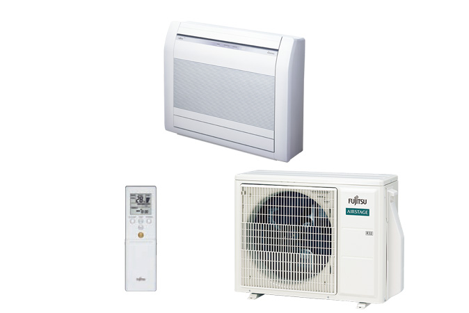 Unidad interior, control remoto, unidad exterior