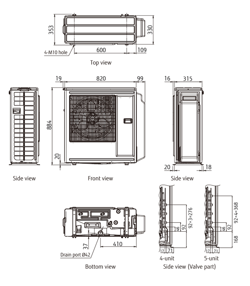 PRODUCTS Multisplit Systems R32 2, 3, 4 and 5unit Multisplit