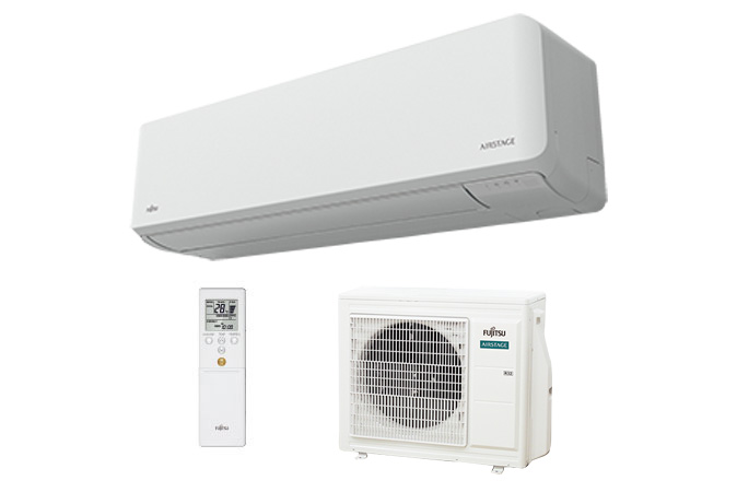 Μονάδα εσωτερικού χώρου, τηλεχειριστήριο, μονάδα εξωτερικού χώρου