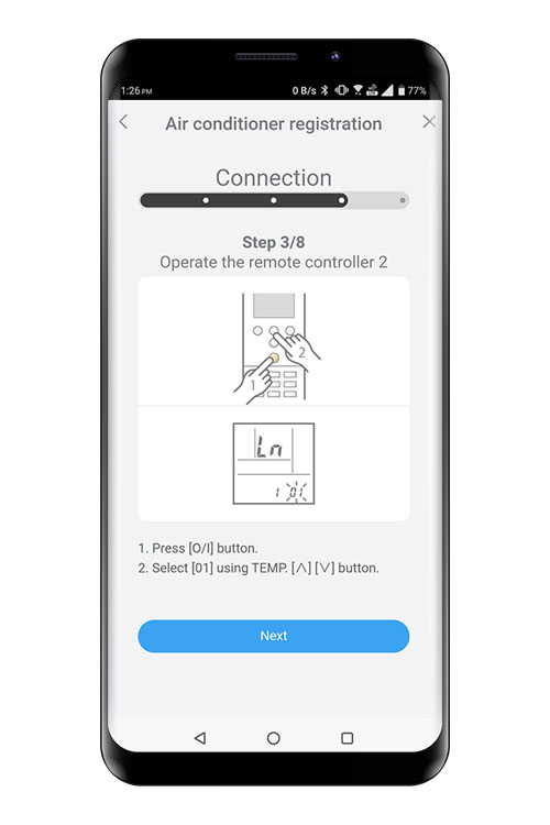 Πατήστε το κουμπί WPS στον δρομολογητή WLAN στον οποίο θέλετε να συνδεθείτε. Ανατρέξτε στο εγχειρίδιο χρήσης του δρομολογητή WLAN για τη θέση του κουμπιού και για τον τρόπο με τον οποίο πρέπει να το πατήσετε.