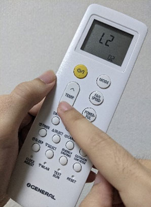 Επιλέξτε [02] χρησιμοποιώντας το κουμπί TEMP.