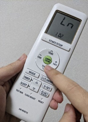 Επιλέξτε [02] χρησιμοποιώντας το κουμπί TEMP.