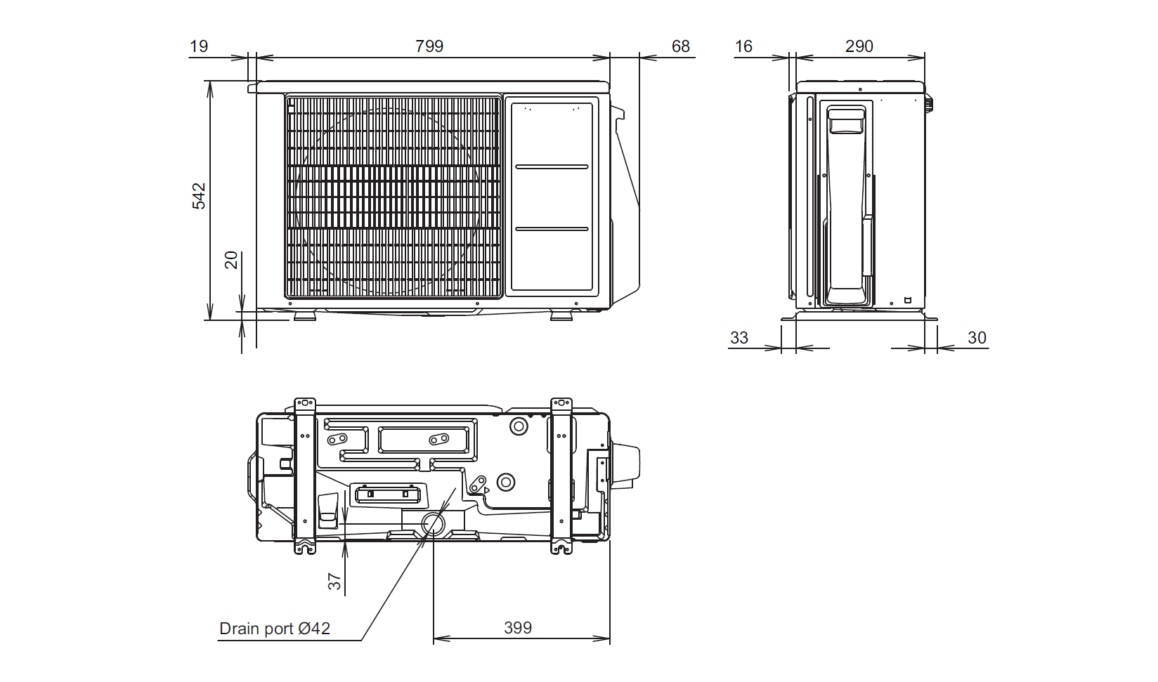 Outdoor unit Outdoor unit