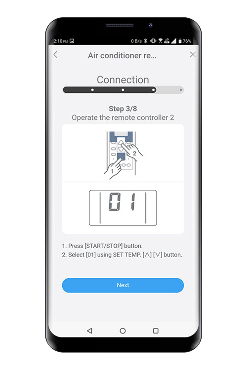 Press the WPS button on the WLAN router that you are connecting to. Refer to the operating manual of the WLAN router for the location of the button and how to press it.