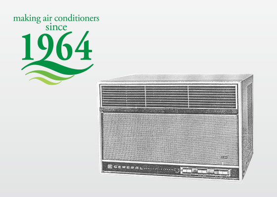 1964年からエアコンを生産しています。