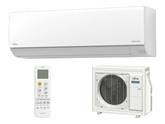 Inomhusenhet, fjärrstyrenhet, utomhusenhet Inomhusenhet, fjärrstyrenhet, utomhusenhet