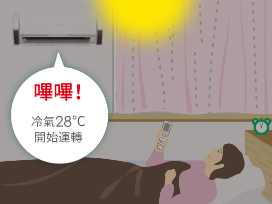 嗶嗶!冷氣28℃開始運轉